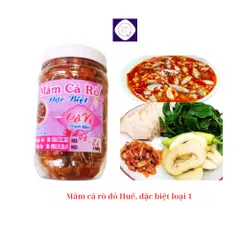 Mắm cá rò đỏ Cô Vi đặc biệt loại một, hũ 500g, mắm cá rò Huế