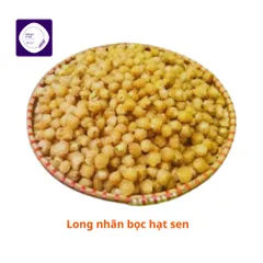 Long nhãn bọc hạt sen, nhãn ôm hạt sen thơm ngon, bổ dưỡng