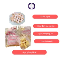 10 gói kẹo gừng Huế, kẹo truyền thống Huế, date luôn mới