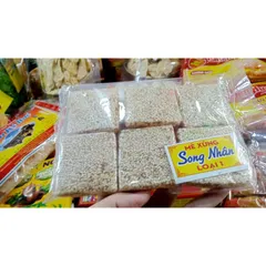 (Chính hãng) Mè xửng Song Nhân 300g, miếng mè dày cộm, đặc sản Huế, date luôn mới