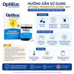 [NK] ￼Viên Uống Men Vi Sinh Bổ Sung Lợi Khuẩn Hàng Ngày Optibac Every Day (Hộp 30 viên) - Hỗ Trợ Tiêu Hóa Khỏe, Tăng Đề Kháng