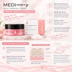 MEDImerry MOIST BARRIER CREAM 30g kem dưỡng ẩm, khóa màng bảo vệ da