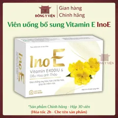 Viên Uống Ino E Của Ích Nhân Bổ Sung Vitamin E, Hỗ Trợ Làm Đẹp Da 30 Viên