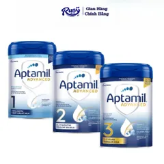 [Exp 2027] Sữa Aptamil Advanced UK Anh Quốc Số 1, 2, 3 - Sữa Bột Công Thức 800g