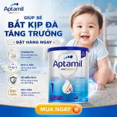 Sữa Bột Aptamil Profutura CESARBIOTIK Trọn Bộ Số 1, 2, 3 - Dinh Dưỡng Chuyên Biệt Cho Trẻ Sinh Mổ