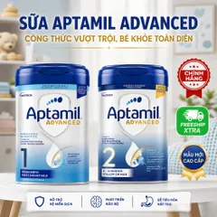 Sữa Bột Aptamil Advanced Trọn Bộ Số 1,2,3 - Công Thức Tiên Tiến Đẳng Cấp Cho Bé Yêu