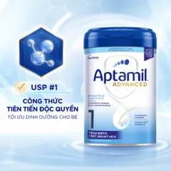 Sữa Bột Aptamil Advanced Trọn Bộ Số 1,2,3 - Công Thức Tiên Tiến Đẳng Cấp Cho Bé Yêu