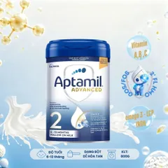 Combo 2 lon Aptamil Advanced nhập khẩu UK, công thức 2'FL-HMO hỗ trợ tăng cường miễn dịch cho đường ruột, GOS/FOS