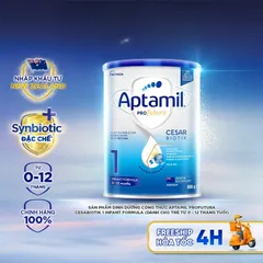 Sữa bột Aptamil Profutura Cesarbiotik New Zealand số 1 (800g) - Synbiotic đặc chế
