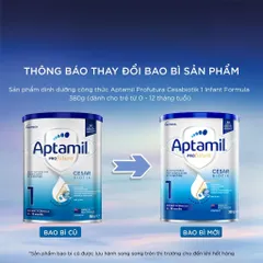 Sữa bột Aptamil Profutura Cesarbiotik New Zealand số 1 (380g + 800g) - Synbiotic đặc chế
