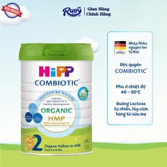 Sữa Bột Hipp Organic Combiotic Hỗ Trợ Hấp Thu Dinh Dưỡng Lon 800g Cho Bé Đủ Số