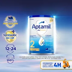 Sữa bột Aptamil Profutura Cesarbiotik New Zealand số 2 - Synbiotic đặc chế