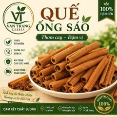 Quế Ống Sáo Yên Bái 7-10cm Thơm Cay Đậm Vị - Gia Vị Nấu Phở, Pha Trà Tự Nhiên - 100g/200g/500g