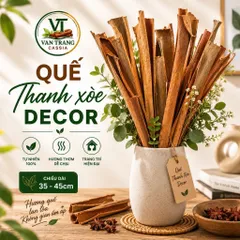 Quế Thanh Xòe 35-45cm Tự Nhiên | Quế Khô Làm Gia Vị Nấu Phở Bò Kho | Quế Decor Trang Trí Handmade