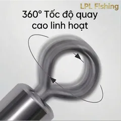 (combo 10-20 khóa) Khóa Link Câu Cá Số 8 Buộc Trục Câu Đài Câu Đơn Chống Xoắn Cao Cấp