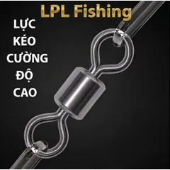 (combo 10-20 khóa) Khóa Link Câu Cá Số 8 Buộc Trục Câu Đài Câu Đơn Chống Xoắn Cao Cấp