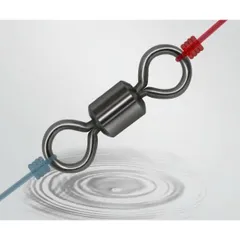 (combo 10-20 khóa) Khóa Link Câu Cá Số 8 Buộc Trục Câu Đài Câu Đơn Chống Xoắn Cao Cấp
