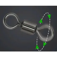(combo 10-20 khóa) Khóa Link Câu Cá Số 8 Buộc Trục Câu Đài Câu Đơn Chống Xoắn Cao Cấp