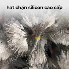[Sét 100 hạt] Hạt chặn silicon câu cá – chặn chì, chặn phao, làm trục câu đài