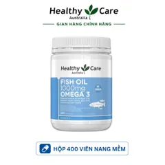 [ Nhập khẩu ] ￼Dầu Cá Bổ Sung Omega 3 Healthy Care Fish Oil 1000mg  - Hỗ Trợ Sáng Mắt, Bổ Não, Tim Mạch của Úc