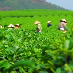 [GOI 300GRAM]Chè Xanh Bảo Lộc Lâm Đồng, Trà Ô Long Hút Chân Không Túi 100gr, Thơm ngon hậu ngọt thanh.