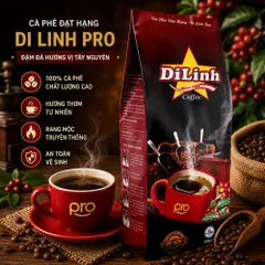 (ComBo 2 Túi) Cà Phê Di Linh mỗi túi 500g, Hương Sánh Đậm Đà, Đắng Thanh Dịu, Mạnh Mẽ Coffee