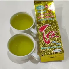 Trà Xanh Thái Nguyên Gói Vàng Chữ Đỏ, chè bắc