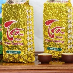 Trà Xanh Thái Nguyên Gói Vàng Chữ Đỏ, chè bắc