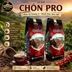 Cà Phê Chồn Nâu Pro Gói 500gr Di sản thể chất nhẹ, vị đắng dịu dùng pha phin