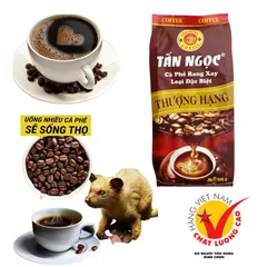 Cà phê ARABICA xay pha phin truyền thống - 0.5kg Tấn Ngọc Coffee - Gu mạnh vị đậm
