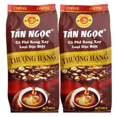Cà phê ARABICA xay pha phin truyền thống - 0.5kg Tấn Ngọc Coffee - Gu mạnh vị đậm
