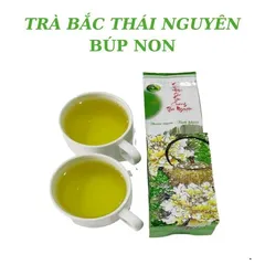 Trà Búp Non Ngon Gói 100g Trà bắc Thái Nguyên, nước xanh hậu ngọt