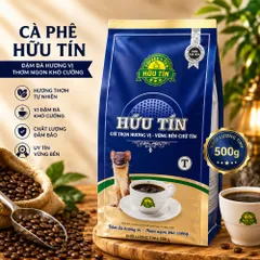 Cà Phê Hữu Tín Hương Chồn 500g, Rang Xay Nguyên Chất, Pha Phin Chuẩn Gu