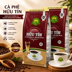 Cà Phê Hữu Tín Nâu Hương Chồn 500g - Rang Xay Nguyên Chất, Đậm Đà, Pha Phin Chuẩn Gu