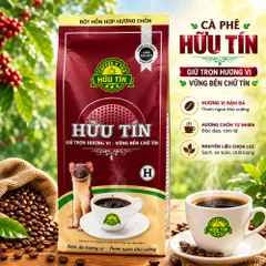 Cà Phê Hữu Tín Nâu Hương Chồn 500g - Rang Xay Nguyên Chất, Đậm Đà, Pha Phin Chuẩn Gu