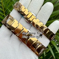 Đồng Hồ Cặp đôi R.D Nam Nữ vỏ đá Ceramic . Kính khía sapphire chống trầy . Máy pin chuẩn Nhật . Chống nước 3ATM .