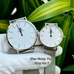 Đồng Hồ cặp đôi Nam Nữ D.W . Fullbox hộp sổ . Kính sapphire chống trầy . Máy Quartz Nhật . Chống nước tốt
