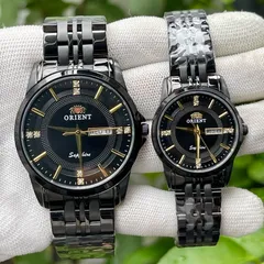 Đồng Hồ cặp đôi 0.R Nam Nữ . Kính Sapphire chống xước . Máy pin 3 kim 2 lịch chuẩn Nhật . Chống nước tốt