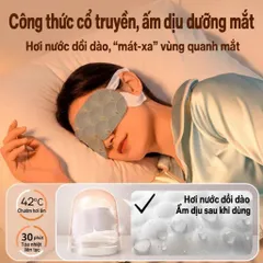 [Hộp 10 miếng] Mặt nạ chườm ấm mắt FUYA thảo dược giúp thư giãn, giảm mệt mỏi cho đôi mắt