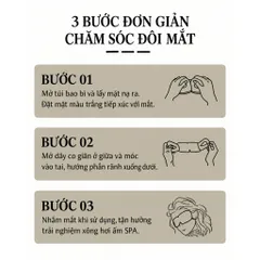 [10 miếng/Hộp] Mắt nạ chườm nóng TEA AROMA hương trà bốn mùa giúp thư giãn đôi mắt