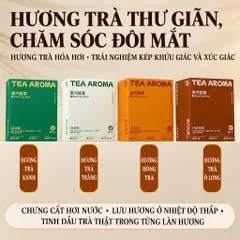 [10 miếng/Hộp] Mắt nạ chườm nóng TEA AROMA hương trà bốn mùa giúp thư giãn đôi mắt