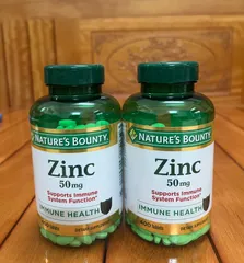 Viên Uống Hỗ Trợ Bổ Sung Kẽm ZINC 400vien - 50mg TĂNG CƯỜNG HỆ MIÊN DỊCH Cho Cơ Thể Hãng Nature's Bounty Hàng Xách Tay Của Mỹ 