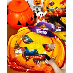 (Hoả tốc) Kẹo dẻo Halloween hãng Trolli, kẹo trái cây chip chip túi bí ngô 237g
