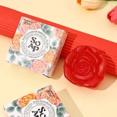 Xà bông tinh dầu hoa hồng sạch sâu, dưỡng ẩm, thơm hương hoa hồng SIMISI 90G