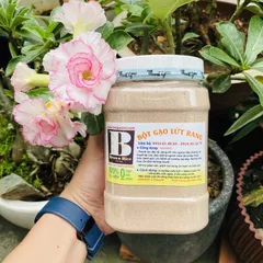BỘT GẠO LỨT giảm cân BROWN RICE rang tay (hũ 800gr)