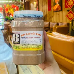BỘT GẠO LỨT giảm cân BROWN RICE rang tay (hũ 800gr)