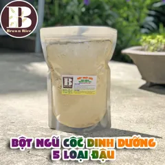 Bột Ngũ Cốc 5 loại đậu rang xay mịn 01kg