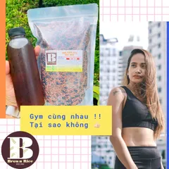 Trà gạo lứt đậu đen Brown Rice 800gr