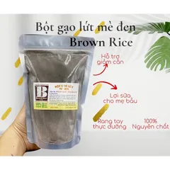 BỘT GẠO LỨT MÈ ĐEN lợi sữa giảm cân 500gr