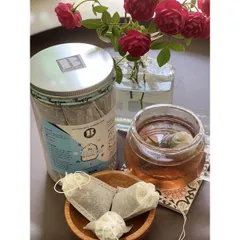 Trà gạo lứt đậu đen hoa nhài hoa cúc detox thanh lọc giảm stress Brown Rice